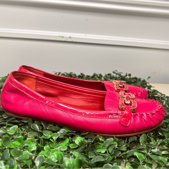 Coach Women's Pink Loafers with Gold Accents, Size: 6.5 - Picture 8 of 10